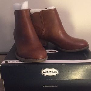 NIB Dr. Scholl’s Tan Leather Bootie